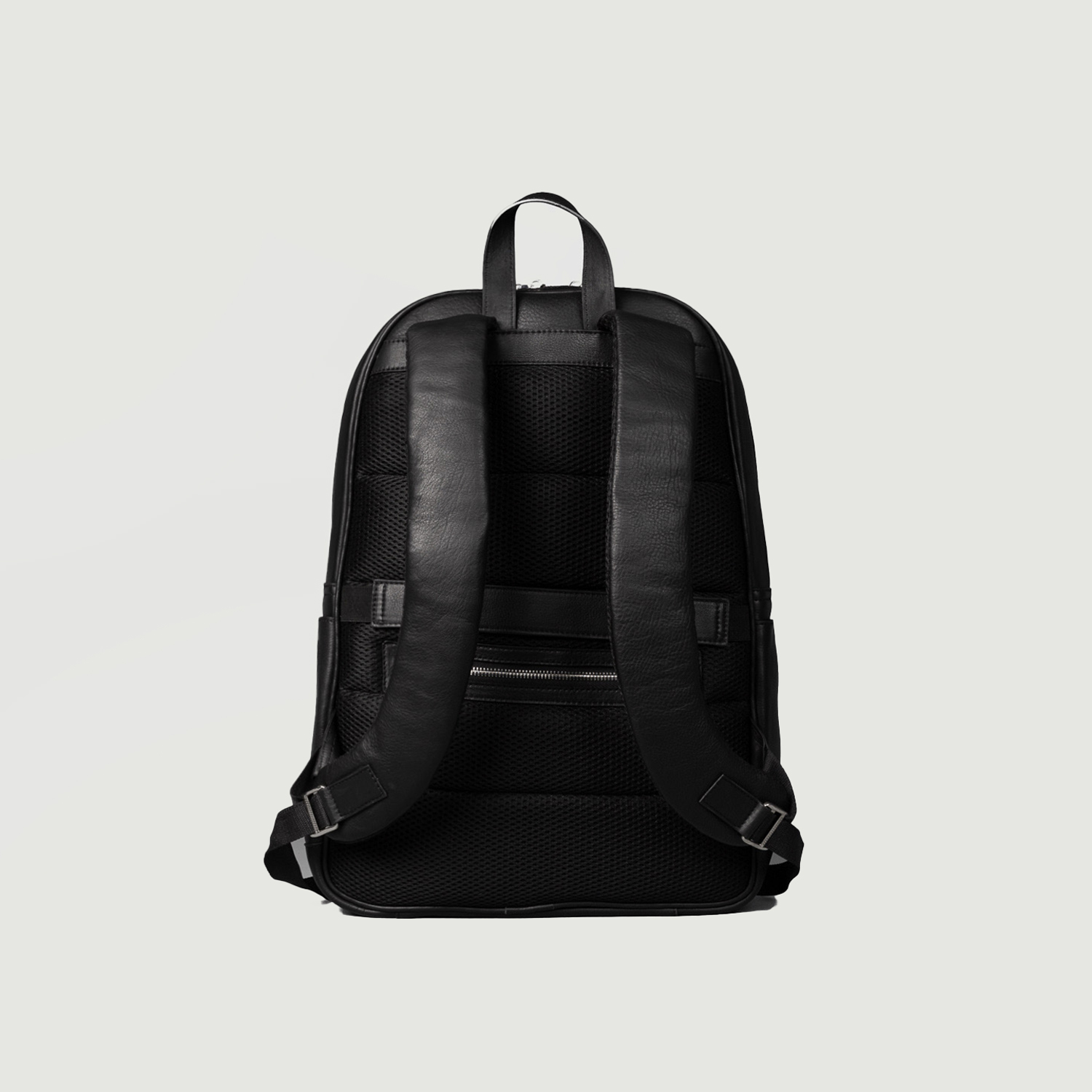 Luna Black Leather Backpack - Image 2