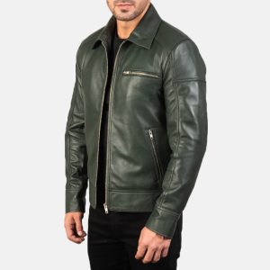 Matthew Green Leather Biker Jacket
